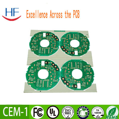 Material FR4 Placa de circuito impreso de un solo lado 1,6 mm Superficie de acabado de línea Osp ancho 0,35 mm