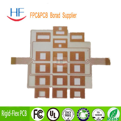 Fabricación de PCB de doble cara de FR4 rígido flexible de 2 capas OEM
