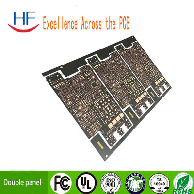 Prototipo de alta precisión de placa de circuito impreso de PCB placa negra 4 capa de acabado de superficie libre de plomo