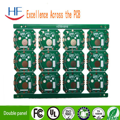 94v0 Placa de prototipo de circuito impreso de PCB verde FR4 1,2 mm 4 capas