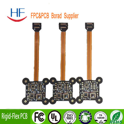 HASL placa de PCB de un solo lado de giro rápido PCB rígido flexible FR4 3 oz de cobre con Osp
