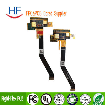 10 Capas de placa de PCB rígida flexible Fabricación y montaje