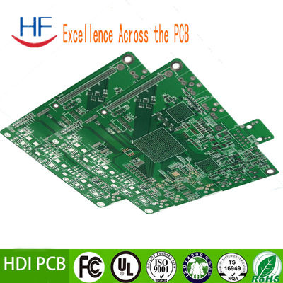 Prototipo de PCB HDI Impreso Fabricación SMD Placa de circuito blanco 2 mil