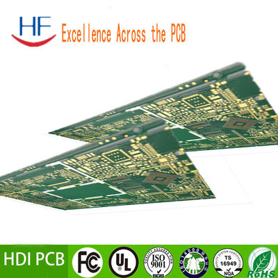 Prototipo de PCB HDI Impreso Fabricación SMD Placa de circuito blanco 2 mil
