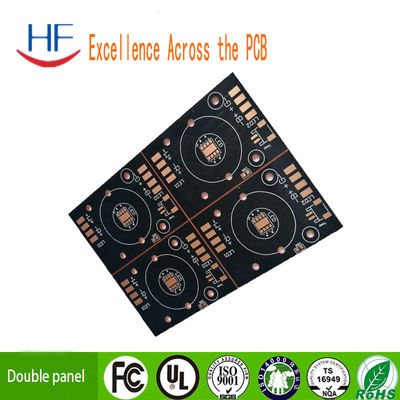 Circuito de 12 capas Concepto de placa de PCB electrónica Negro FR4 1OZ ENIG