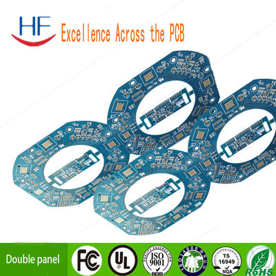 V2 Placa rígida de doble cara de placa de PCB de fibra de vidrio de tela de sustrato personalizado