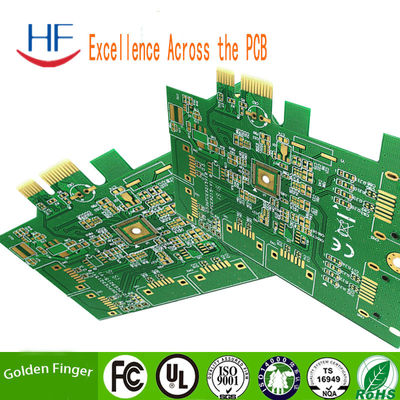 Goldfinger 1mm 12 capas de circuito PCB de alta montaje de volumen