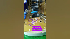 Cómo instalar un diodo correctamente, preste atención a los símbolos del ánodo y del cátodo. #tutorial #consejos